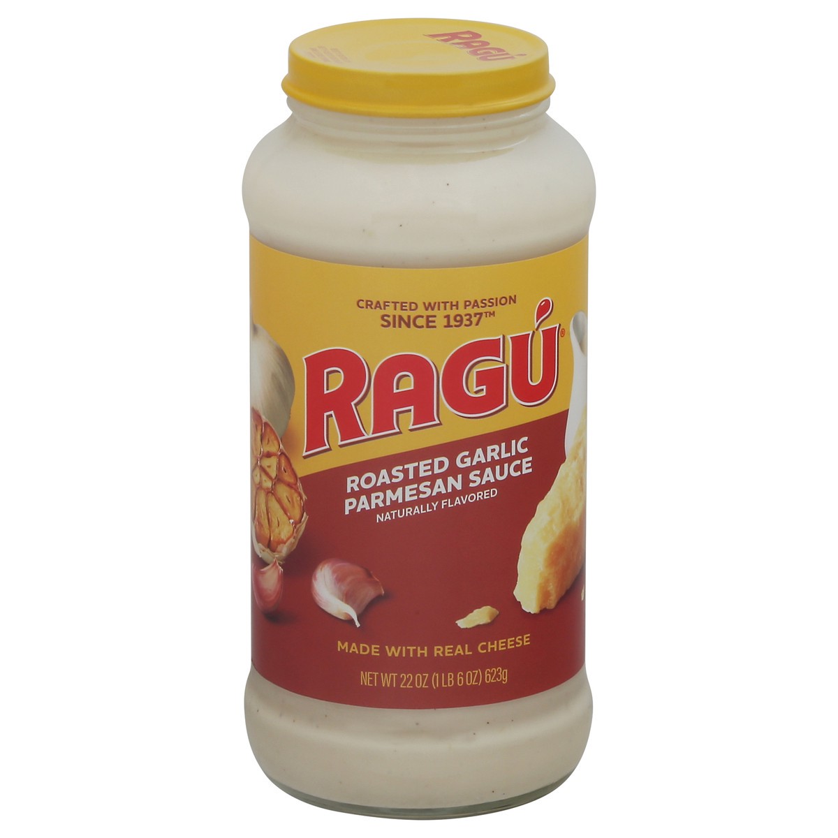 slide 1 of 14, Ragu Roasted Garlic Parmesan Sauce 22 oz, 22 oz