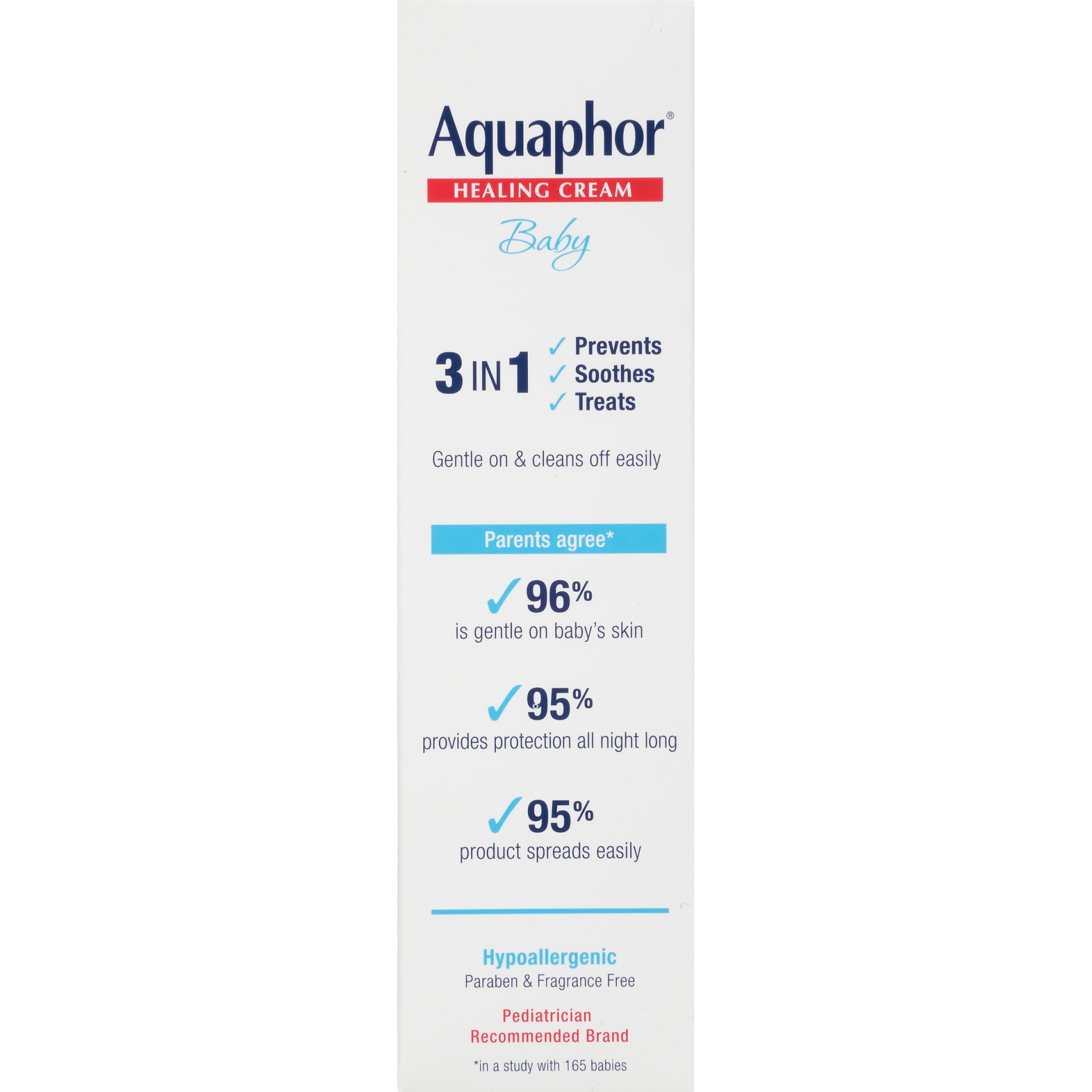 slide 4 of 7, Aquaphor Baby 3-in-1 Diaper Rash Relief Cream - 3.5oz, 