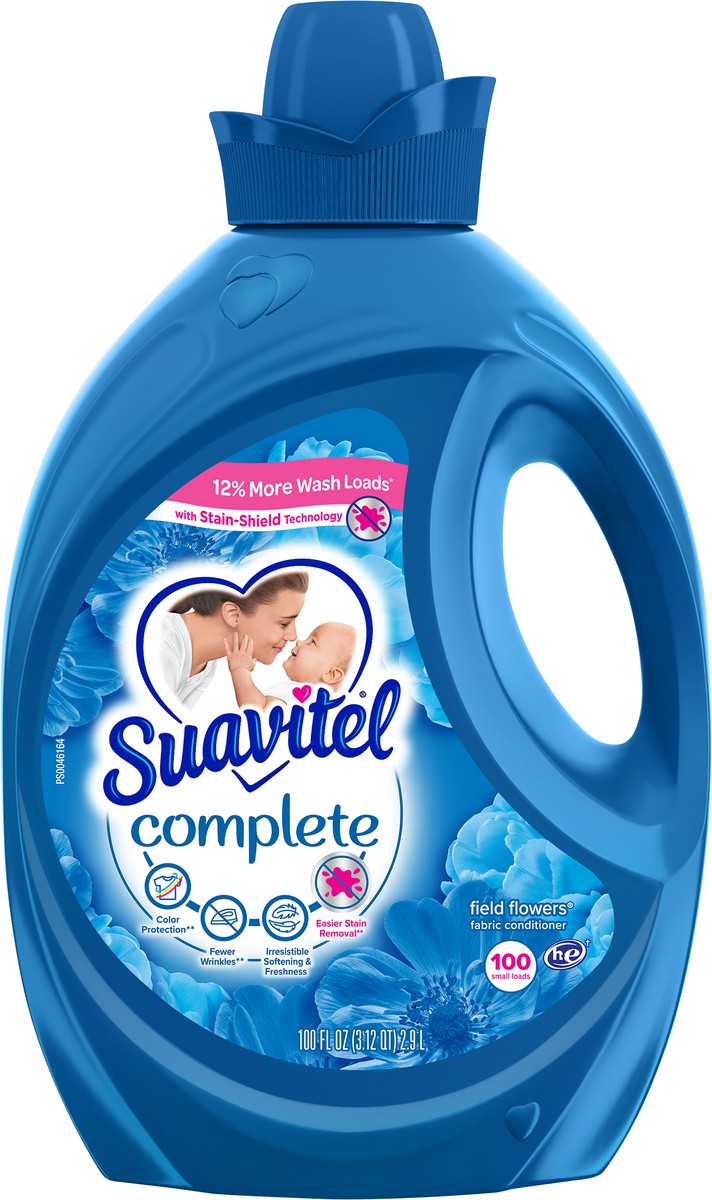 slide 3 of 11, Suavitel Complete Fabric Conditioner, Field Flowers, 100 Oz., 100 fl oz