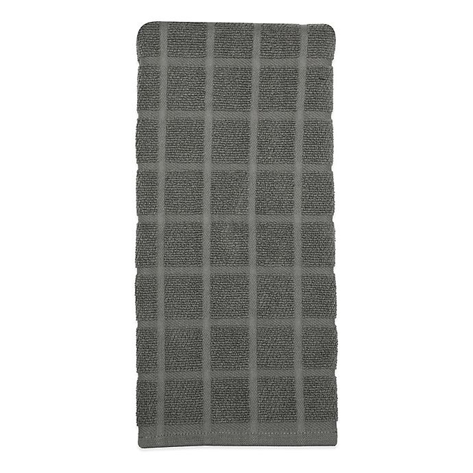 slide 1 of 1, Kitchensmart Solid Kitchen Towel - Mineral Grey, 1 ct