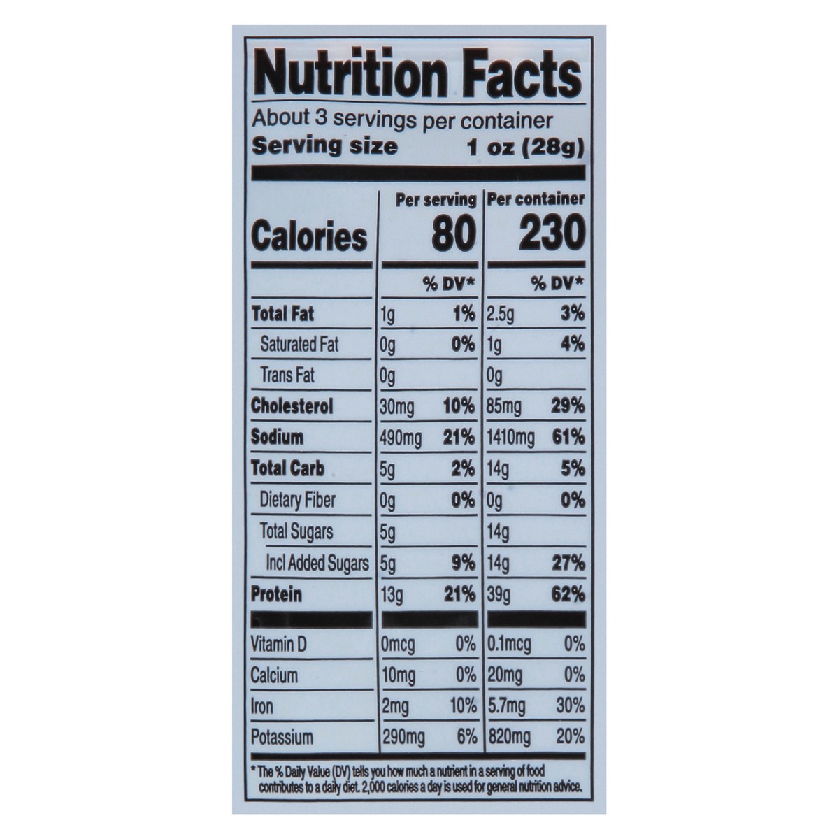 slide 13 of 13, Crav'n Flavor Crav'N Peppered Beef Jerky - 2.85 oz, 2.85 oz