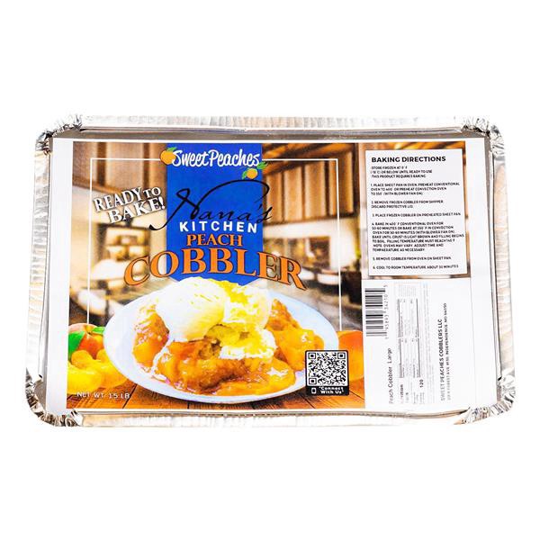 slide 1 of 1, Sweet Peaches Nana's Kitchen Peach Cobbler, 1.5 lb