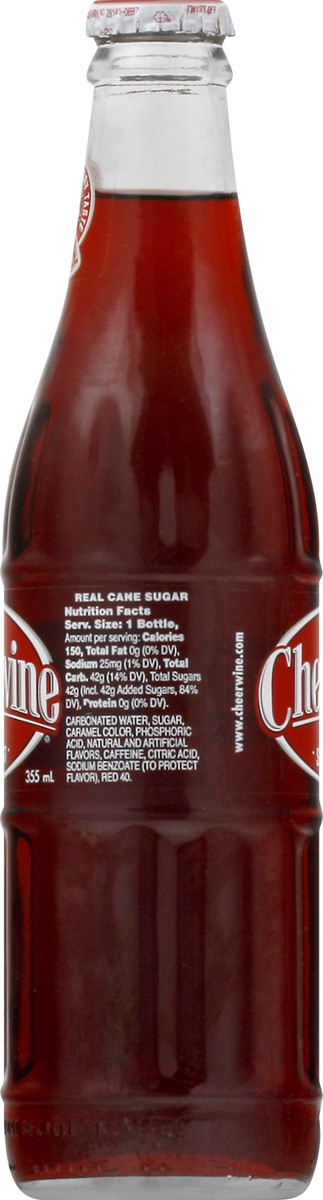 slide 11 of 12, Cheerwine Real Cane Sugar Soft Drink 12 fl oz, 12 fl oz