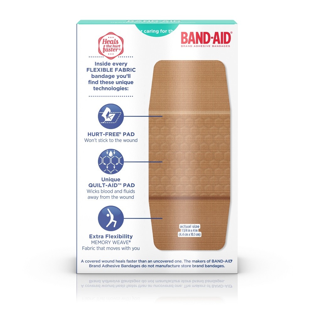 slide 2 of 8, BAND-AID Heavy Duty Flex Bandage, 