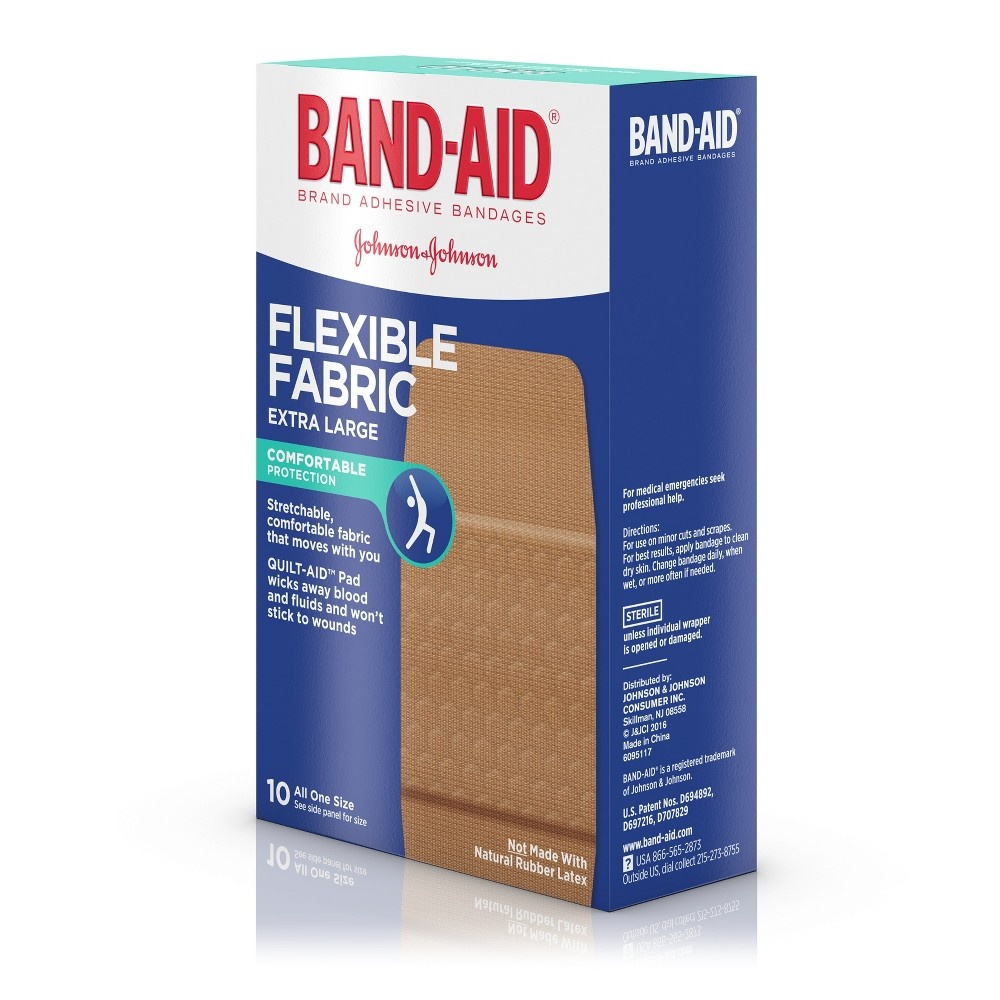slide 4 of 8, BAND-AID Heavy Duty Flex Bandage, 
