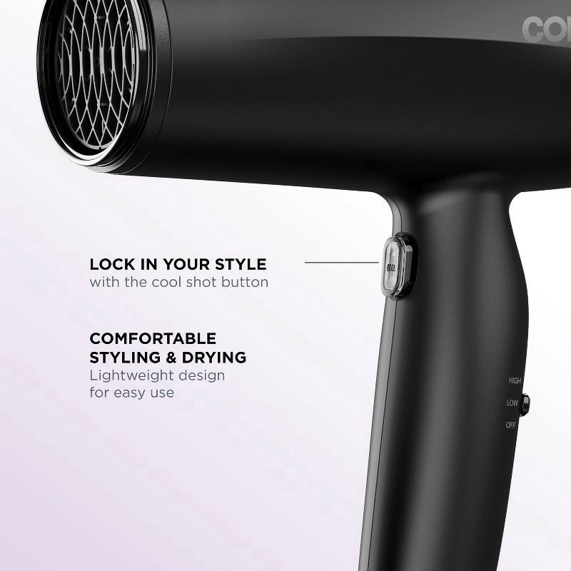 slide 5 of 11, Conair High Shine Nano Quartz Hair Dryer - 1875 Watts, 1 ct