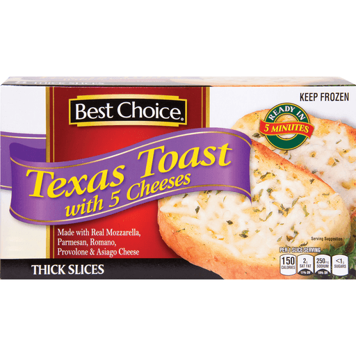 slide 1 of 1, Best Choice Five Cheese Texas Toast, 13 oz