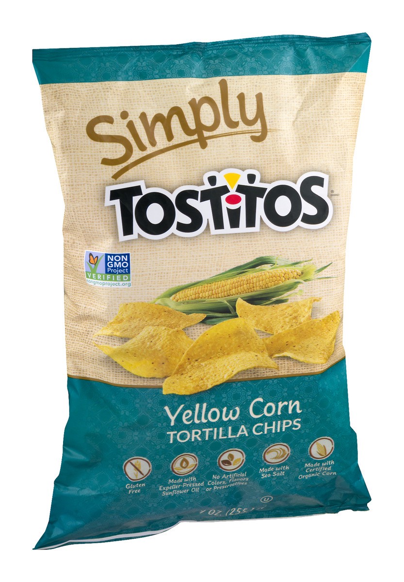 slide 7 of 7, Tostitos Simply Tortilla Chips Organic Yellow Corn 9 Oz, 9 oz