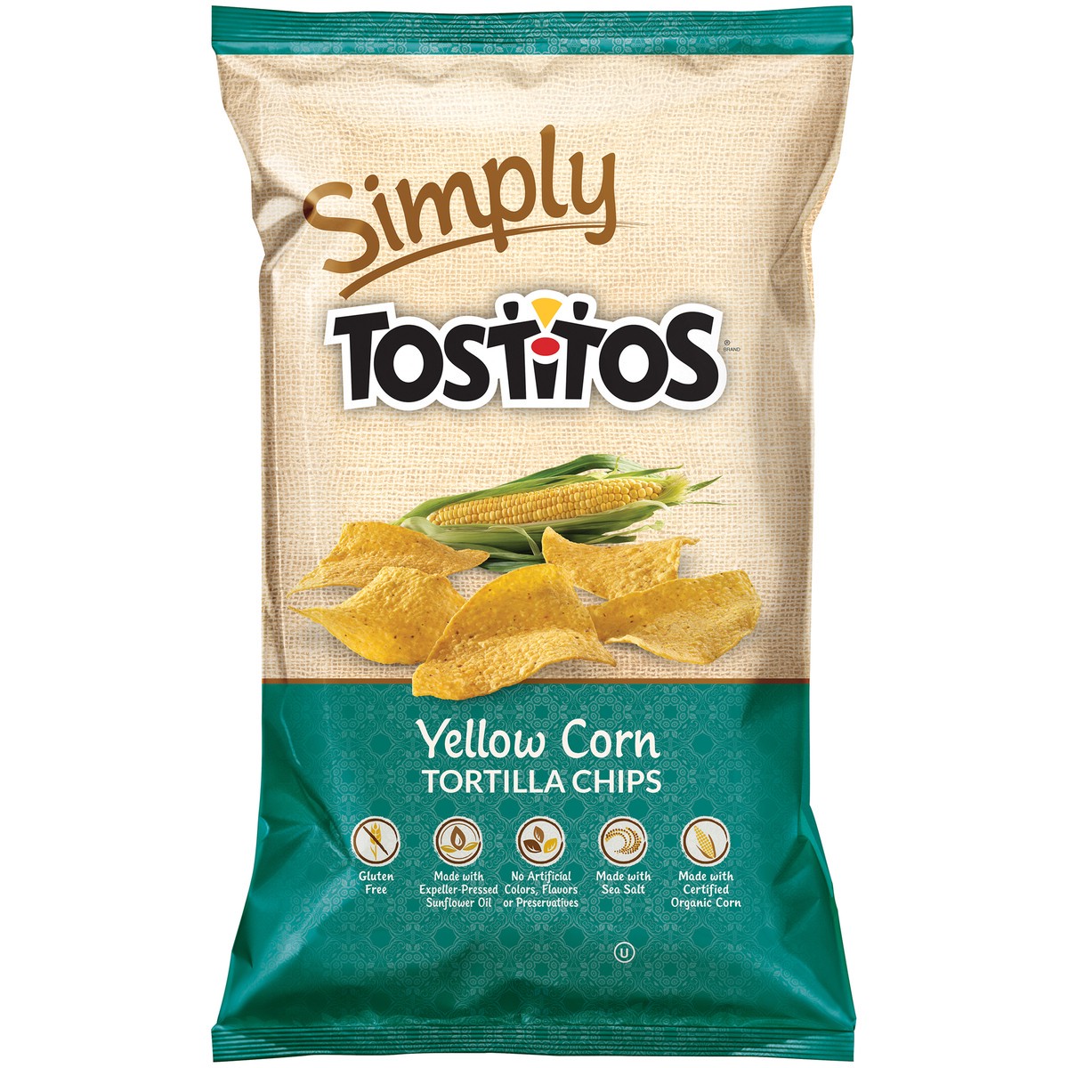 slide 5 of 7, Tostitos Simply Tortilla Chips Organic Yellow Corn 9 Oz, 9 oz