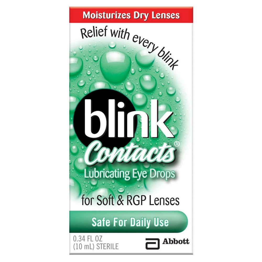 slide 3 of 3, Blink Contacts Lubricating Eye Drops, 0.33 fl oz