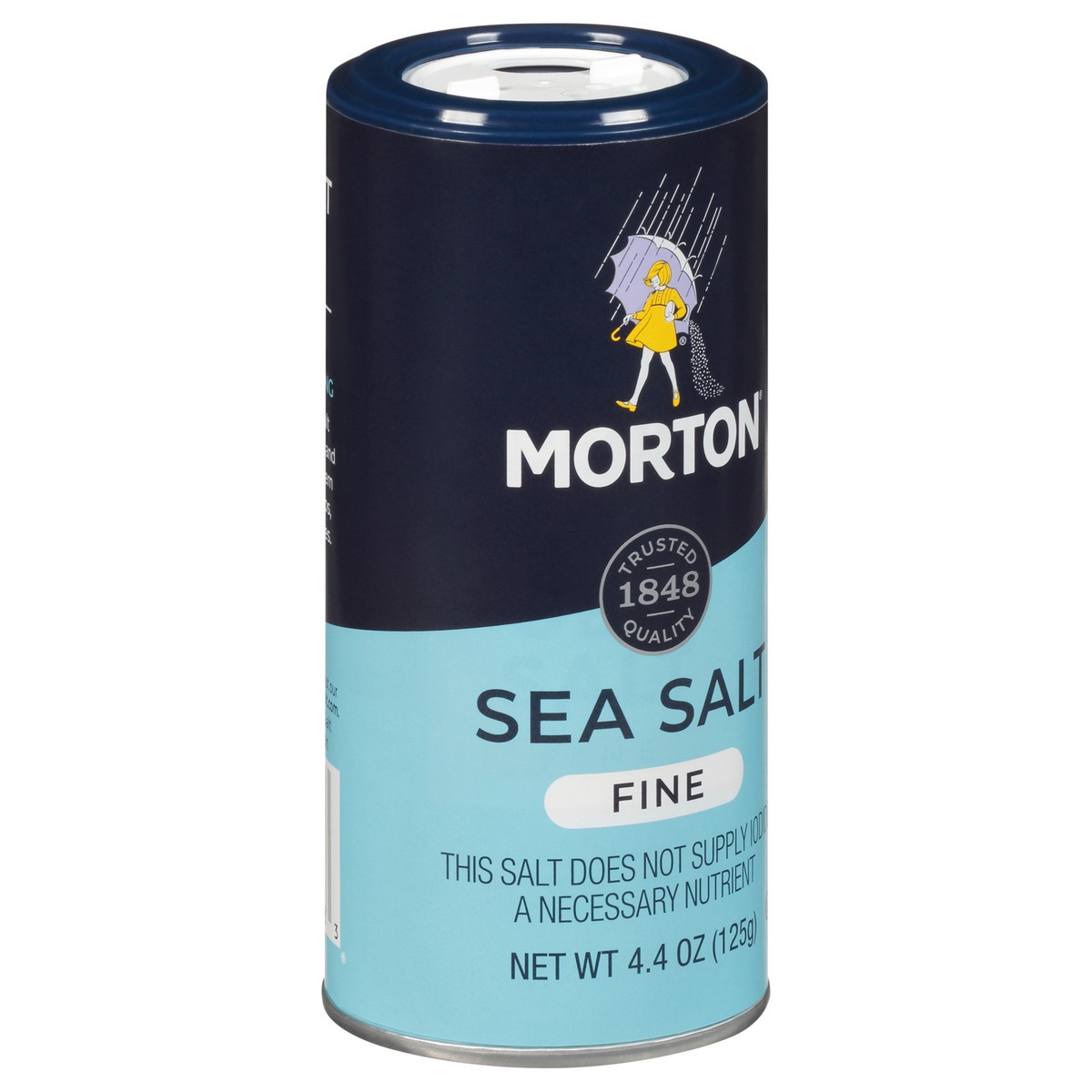 slide 10 of 12, Morton Fine Sea Salt 4.4 oz, 4.4 oz