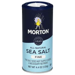 Morton All-Natural Fine Sea Salt