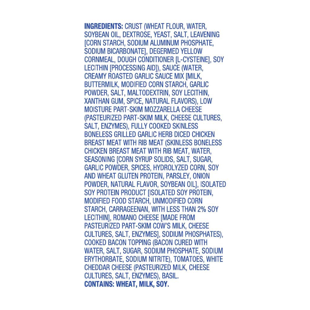 slide 3 of 3, Kroger Rising Crust White Chicken Pizza, 28.15 oz