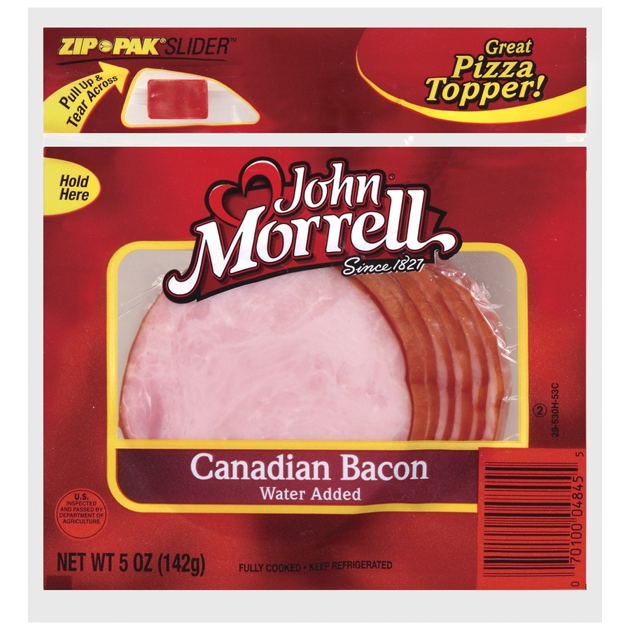 slide 1 of 2, John Morrell Canadian Bacon Specialty Cuts Peg, 5 oz