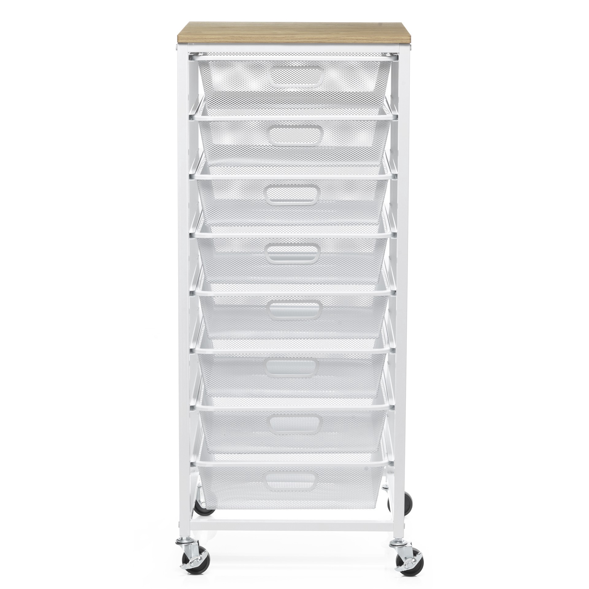 slide 4 of 5, Metro 8-Drawer Rolling Cart By Simply Tidy, 15 in x 16 in x 37 in