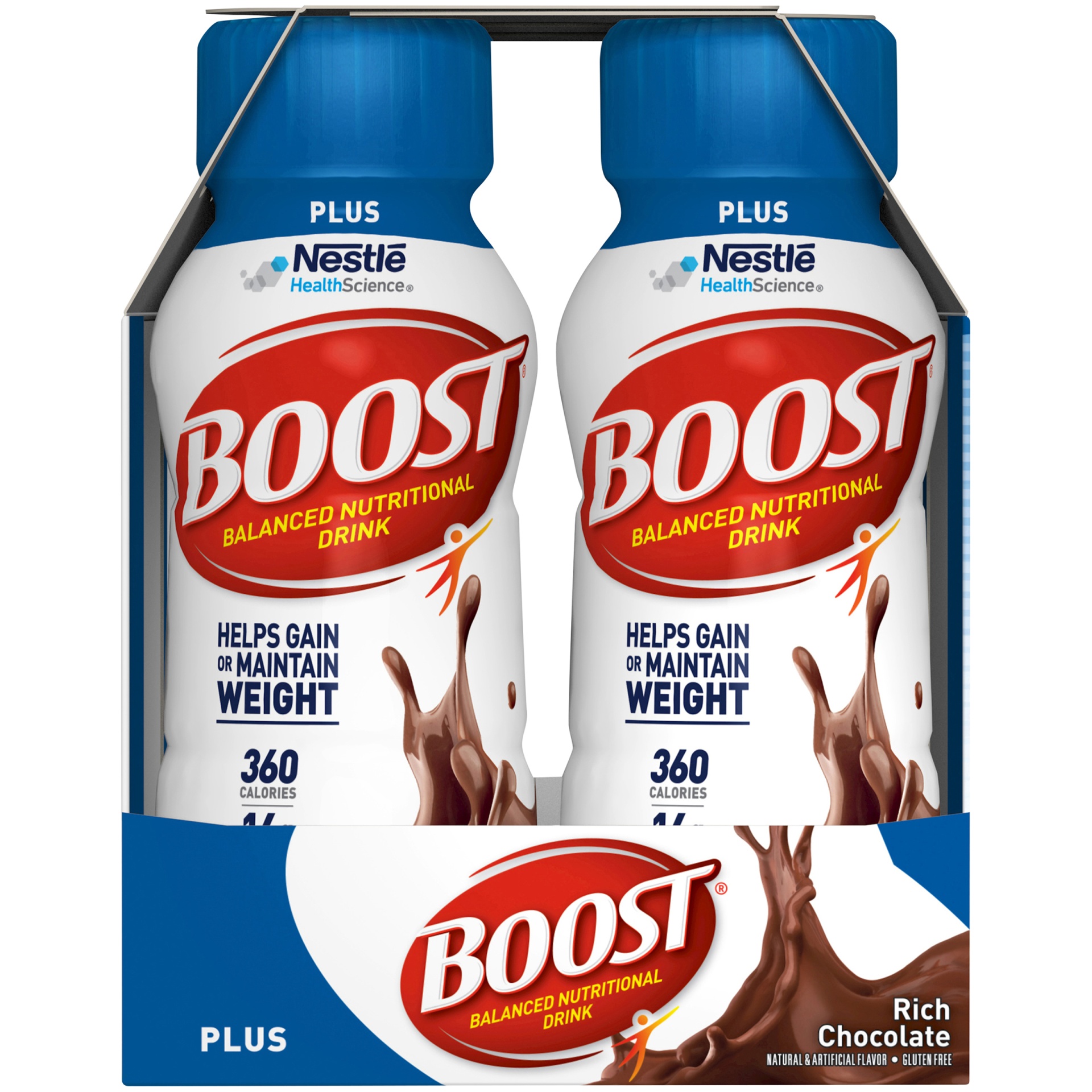 slide 5 of 9, Boost Plus Complete Nutritional Drink - Rich Chocolate, 6 ct; 8 oz