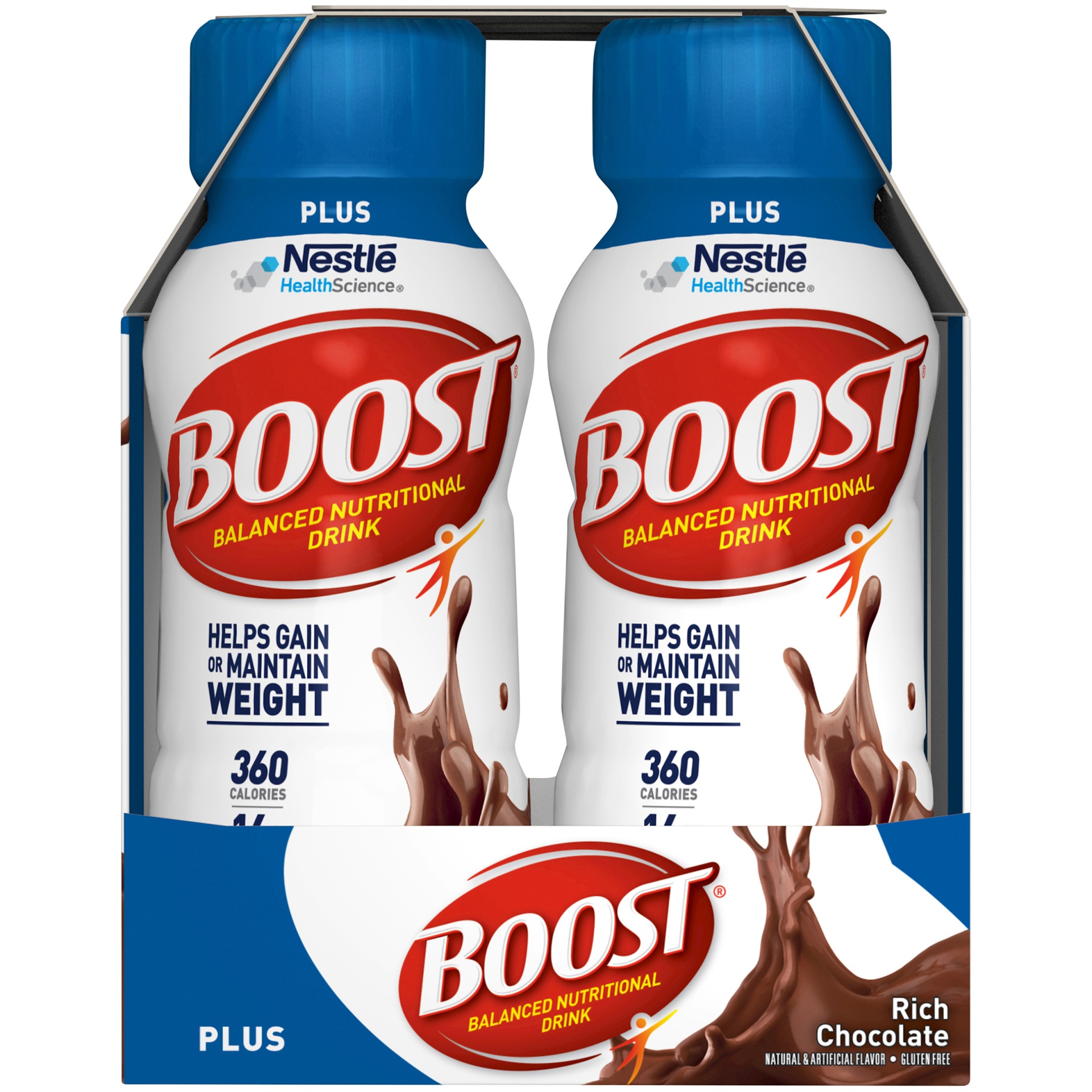 slide 6 of 9, Boost Plus Complete Nutritional Drink - Rich Chocolate, 6 ct; 8 oz