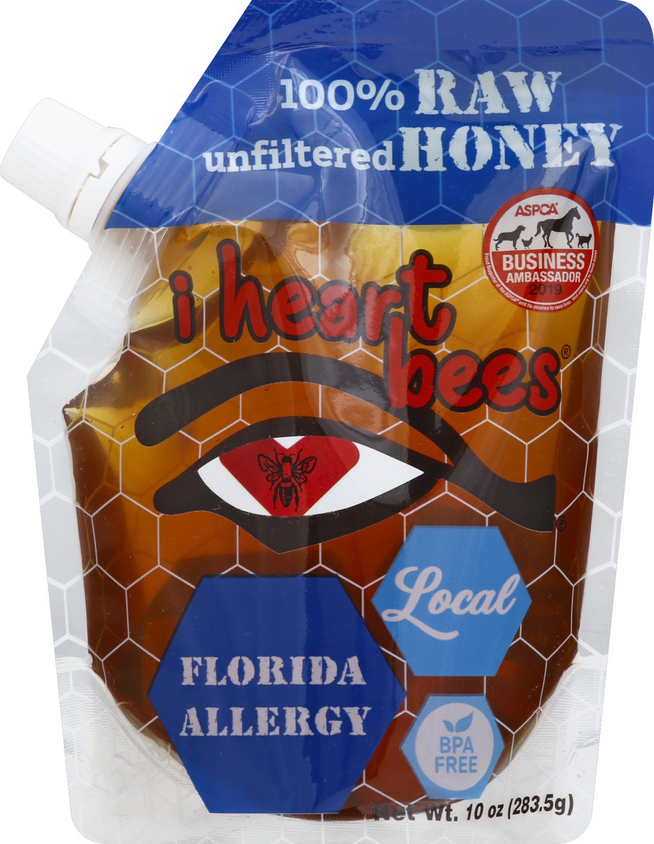 slide 5 of 6, I Heart Bees Allergy Blend Honey, 10 oz