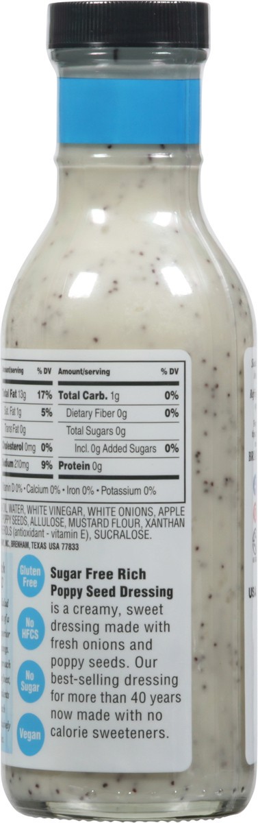 slide 3 of 9, BRIANNAS Sugar Free Poppy Seed Dressing, 12 oz