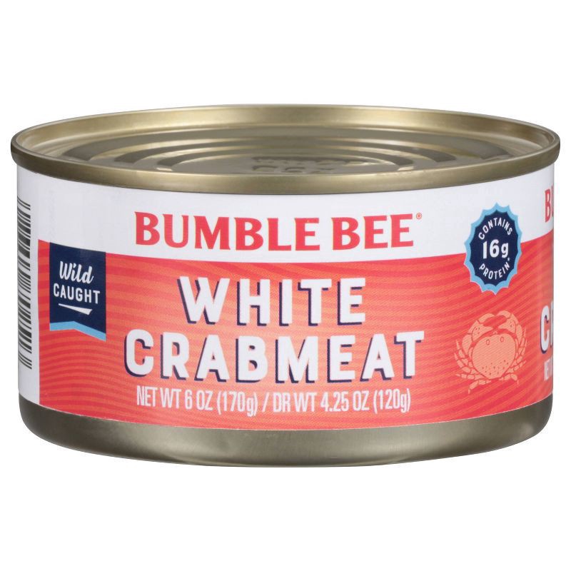 slide 1 of 9, Bumble Bee White Crabmeat EA, 6 oz