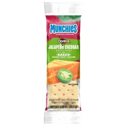 Munchies Doritos Baked Sandwich Crackers Jalapeno Cheddar Cheese Artificially Flavored 1.38 Oz