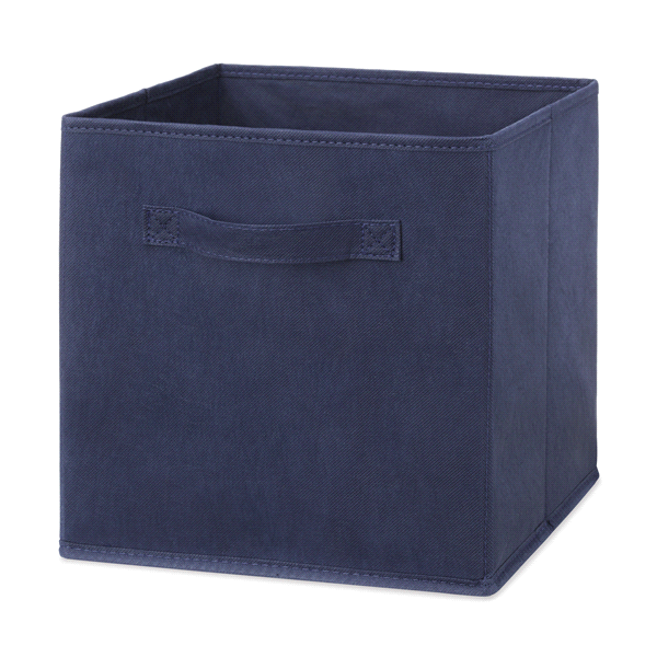slide 1 of 1, Whitmor Collapsible Cube, Estate Blue, 1 ct