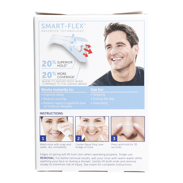 slide 8 of 13, Meijer Nasal Strip Clear Large, 30 ct