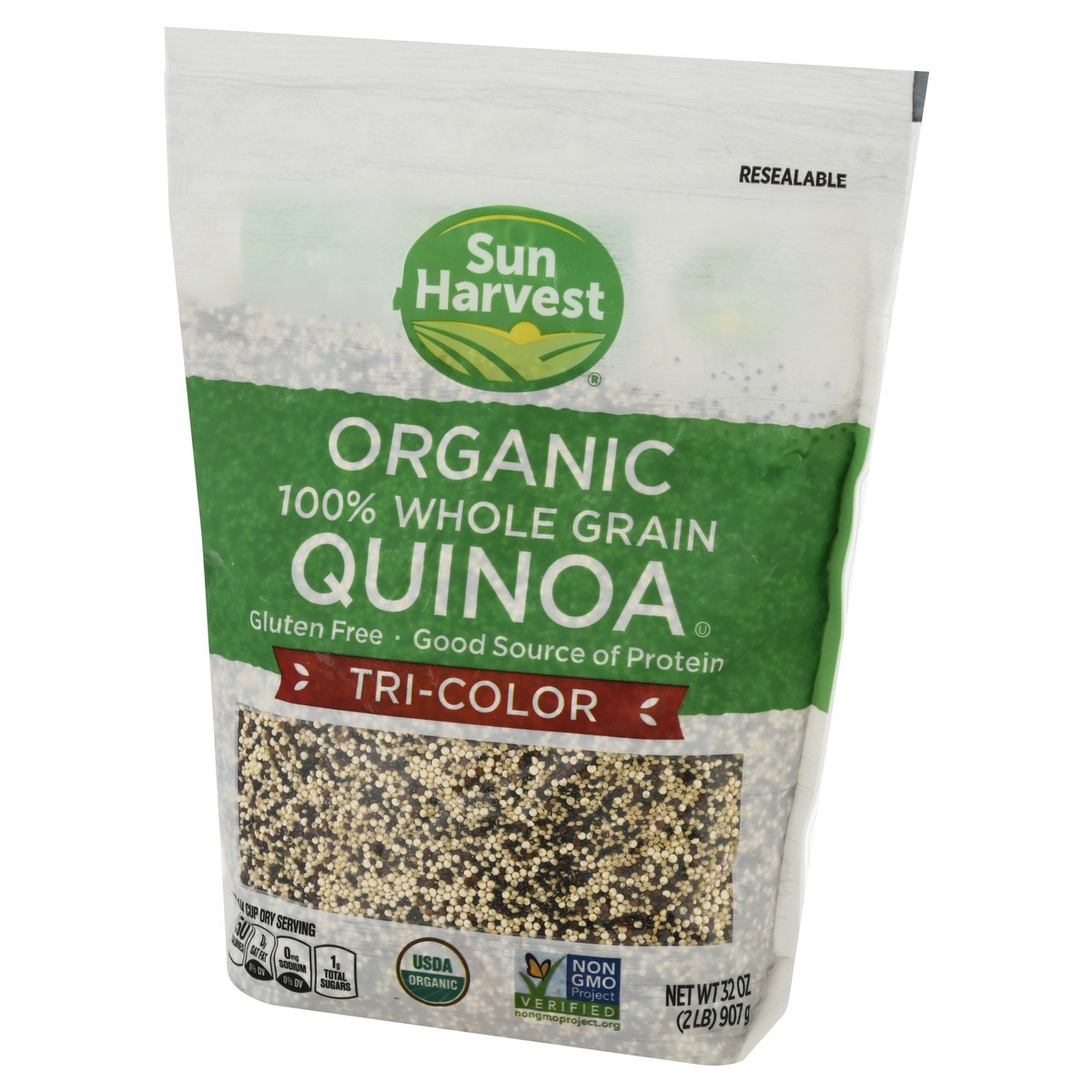 slide 7 of 13, Sun Harvest Quinoa Organic 100% Whole Grain Tri-Color, 32 oz