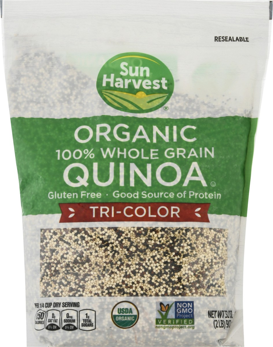 slide 6 of 13, Sun Harvest Quinoa Organic 100% Whole Grain Tri-Color, 32 oz