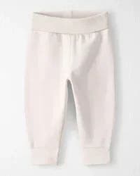 Littleplanet Baby Organic Cotton Knit Pants - Batter Cream - 9M