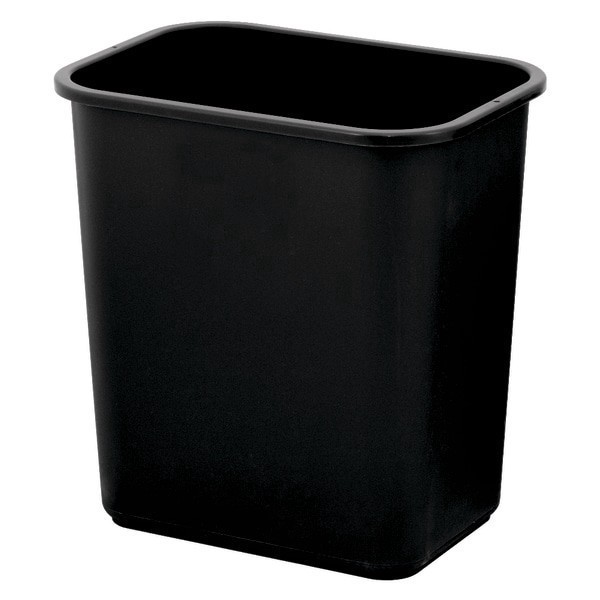 slide 2 of 2, Highmark Wastebasket - Black, 1 ct