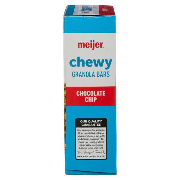 slide 12 of 29, Meijer Chewy Gronola Bars, Chocolate Chip, 8 ct