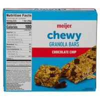 slide 19 of 29, Meijer Chewy Gronola Bars, Chocolate Chip, 8 ct