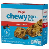 slide 7 of 29, Meijer Chewy Gronola Bars, Chocolate Chip, 8 ct