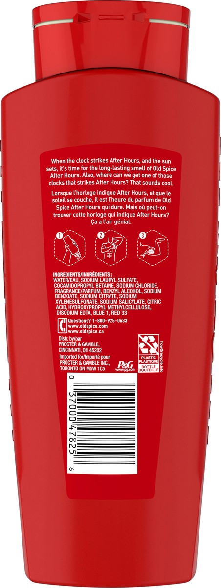 slide 2 of 3, Old Spice Body Wash for Men, After Hours Scent, 21 oz, 21 fl oz