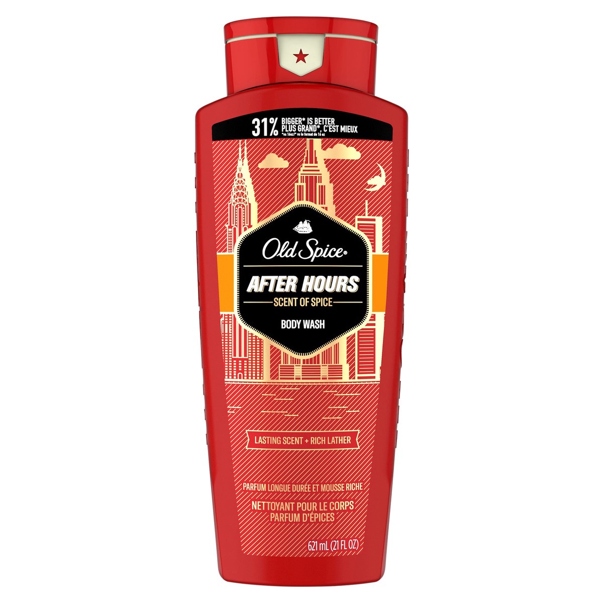 slide 1 of 3, Old Spice Body Wash for Men, After Hours Scent, 21 oz, 21 fl oz