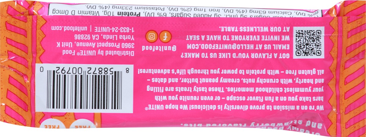 slide 5 of 9, Unite Gluten Free PB & Jelly Flavored Protein Bar 1.59 oz, 1.59 oz