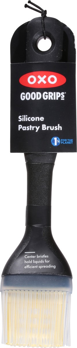 slide 5 of 11, OXO Good Grips Silicone Pastry Brush 1 ea, 7.75 in x 1.5 in x 0.75 in