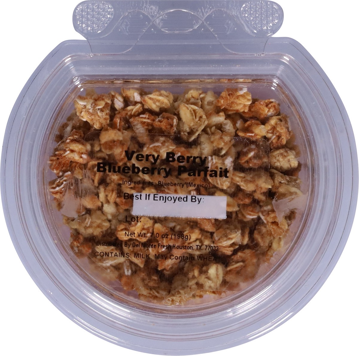 slide 2 of 9, Del Monte Very Berry Blueberry Parfait 7 oz, 7 oz