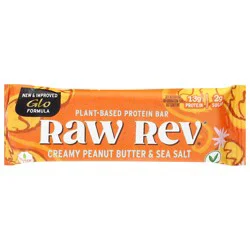 Raw Rev Plant-Based Creamy Peanut Butter & Sea Salt Protein Bar 1.6 oz