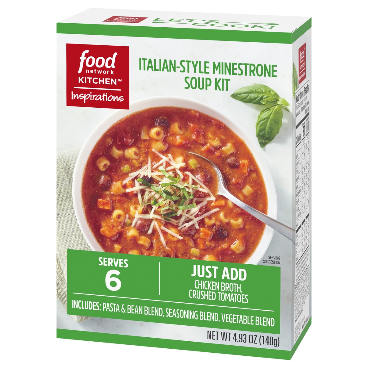 slide 13 of 13, Food Network Inspirations Italian-Style Minestrone Soup Meal Kit, 4.93 oz Box, 4.93 oz