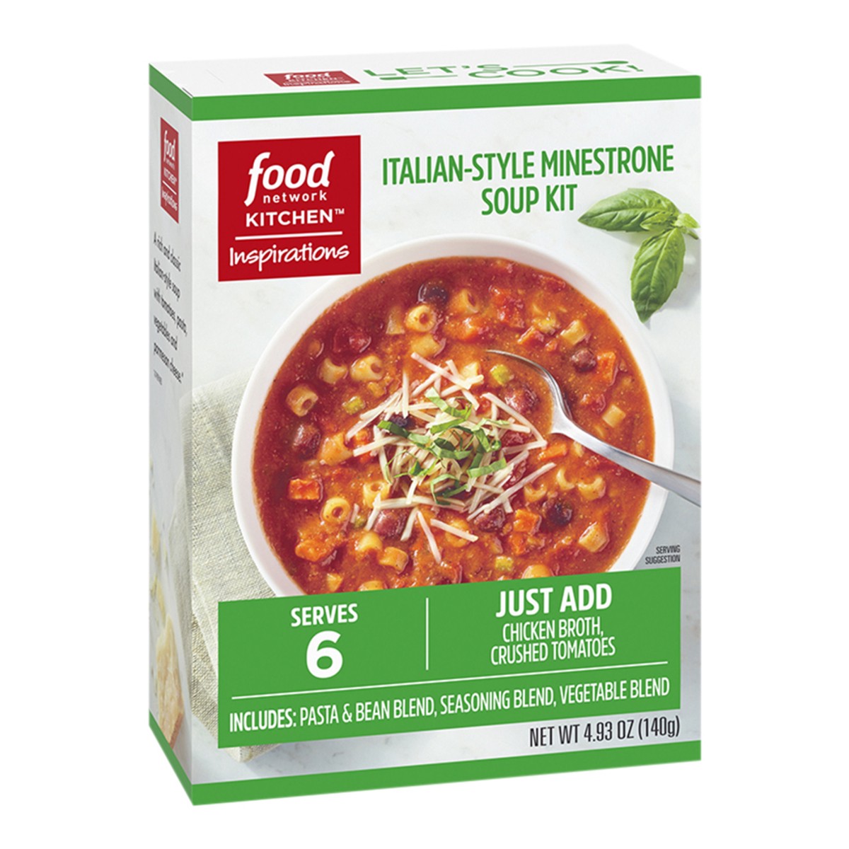 slide 5 of 13, Food Network Inspirations Italian-Style Minestrone Soup Meal Kit, 4.93 oz Box, 4.93 oz