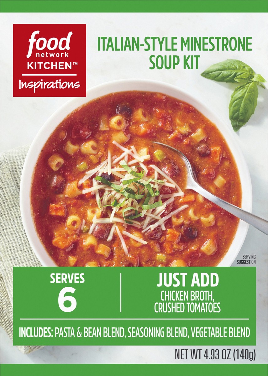 slide 7 of 13, Food Network Inspirations Italian-Style Minestrone Soup Meal Kit, 4.93 oz Box, 4.93 oz