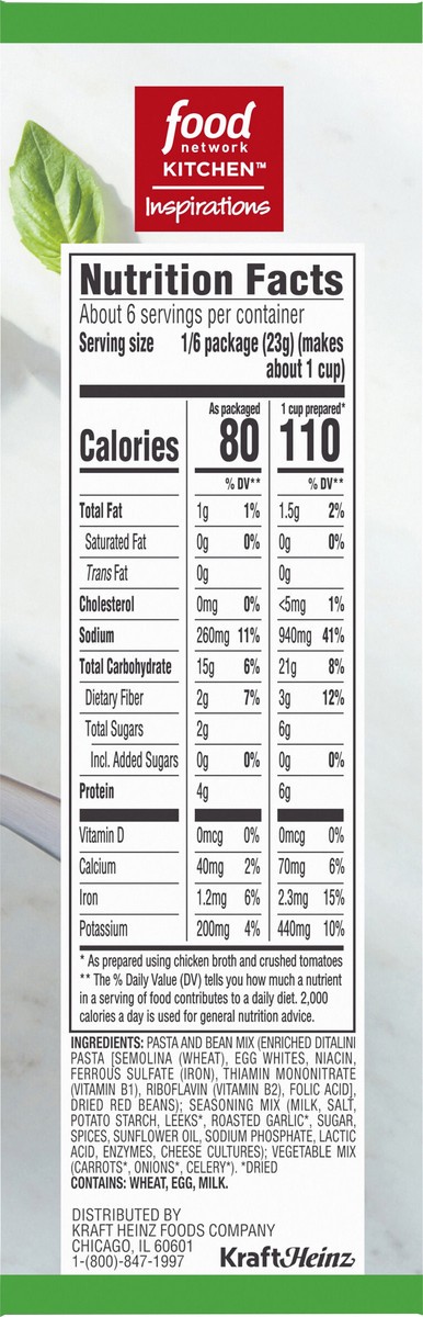 slide 9 of 13, Food Network Inspirations Italian-Style Minestrone Soup Meal Kit, 4.93 oz Box, 4.93 oz