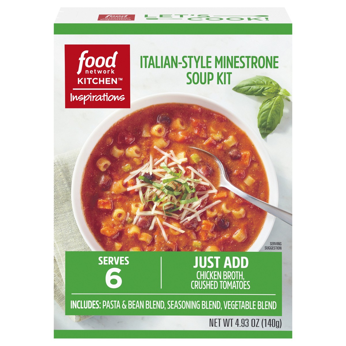 slide 1 of 13, Food Network Inspirations Italian-Style Minestrone Soup Meal Kit, 4.93 oz Box, 4.93 oz