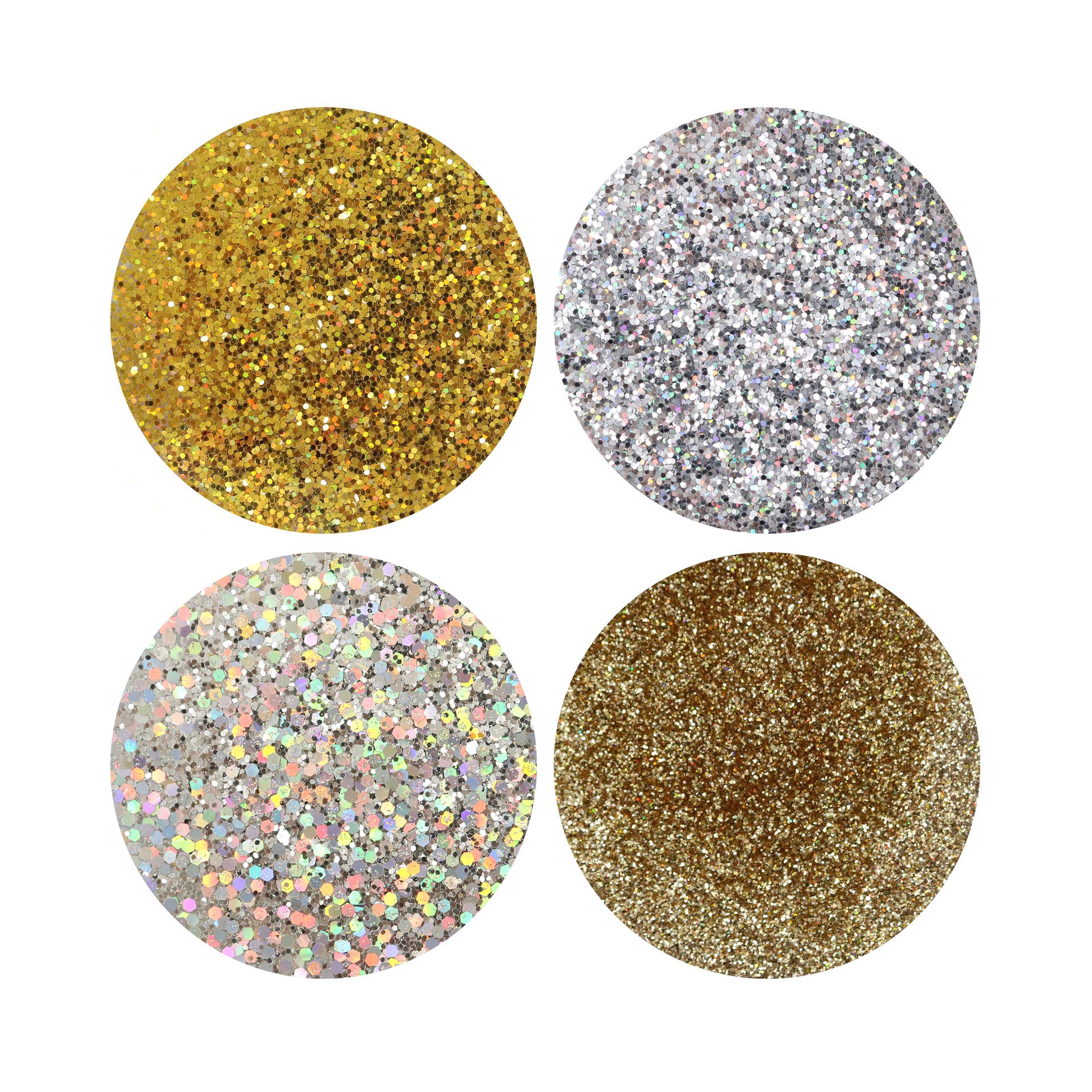 slide 3 of 5, Metallic Glitter 4 Part Stacker By Creatology, 2.8 oz