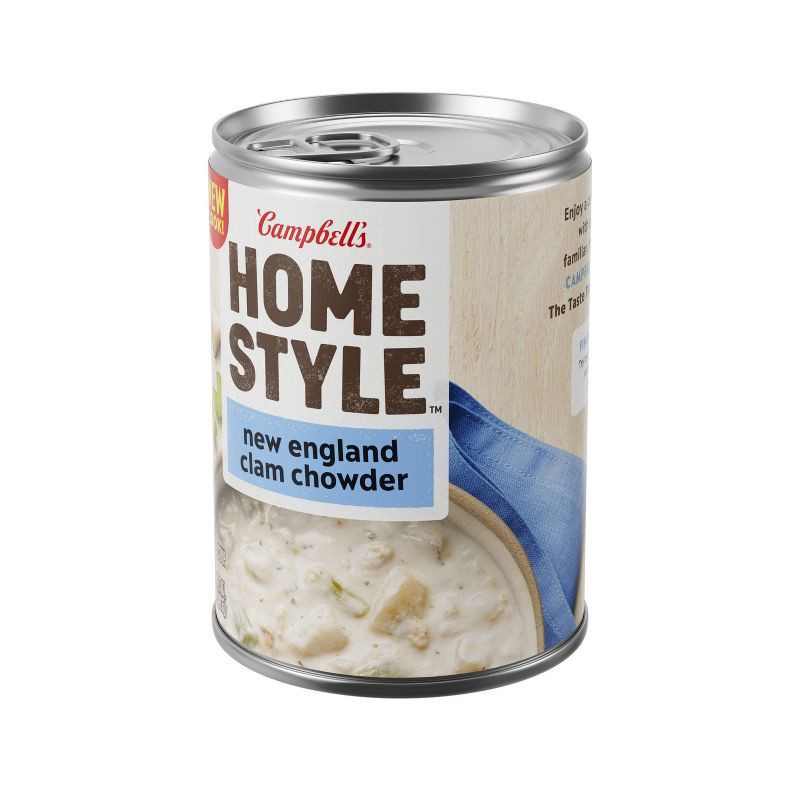 slide 3 of 6, Campbell's Homestyle New England Clam Chowder Soup, 16.3 OZ Can, 16.3 oz