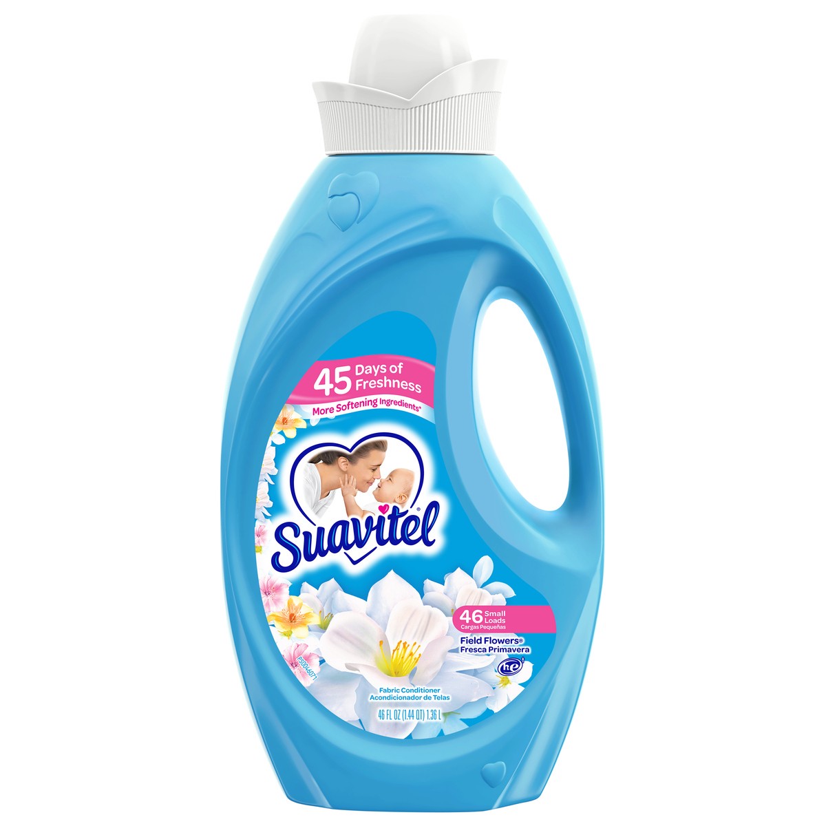 slide 8 of 11, Suavitel Fabric Softener, Field Flowers, 46 Oz., 46 fl oz