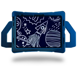 Stm Goods Duxling Ipad (A16/10th Gen) Blue Case For Kids - Ultra-Protective, Two-Handle Design Allows For Easy Carry And Functions As A Multi-Angle Stand - Ideal For Parents, Teachers, Students - Blue