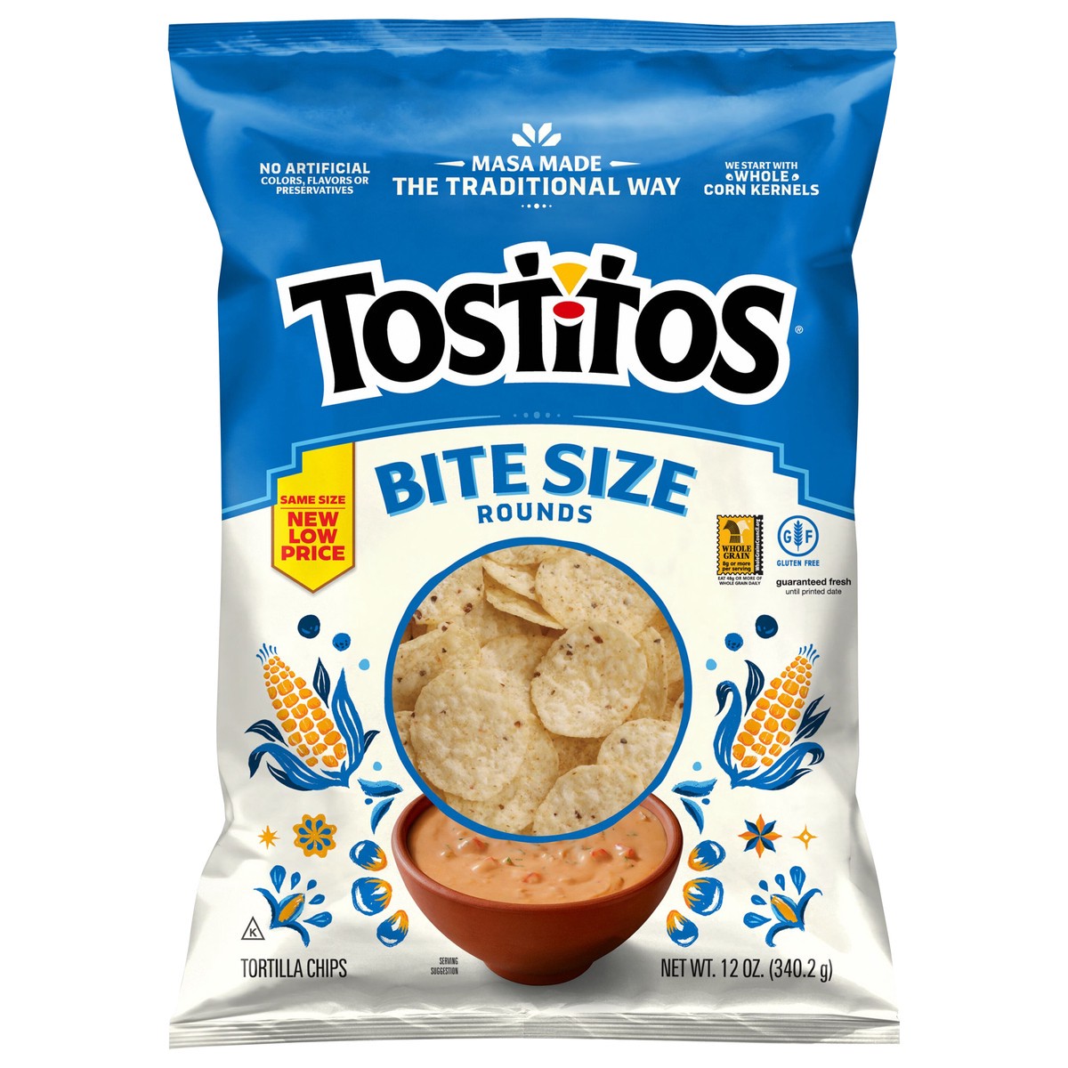 slide 1 of 9, Tostitos Bite Size Tortilla Chips Rounds - 12 oz, 12 oz